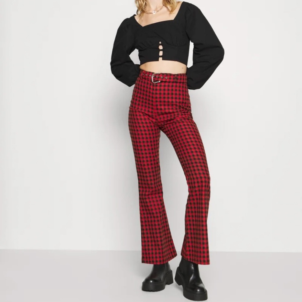 Urban Outfitters Milk It ~ Gingham Flared Pants